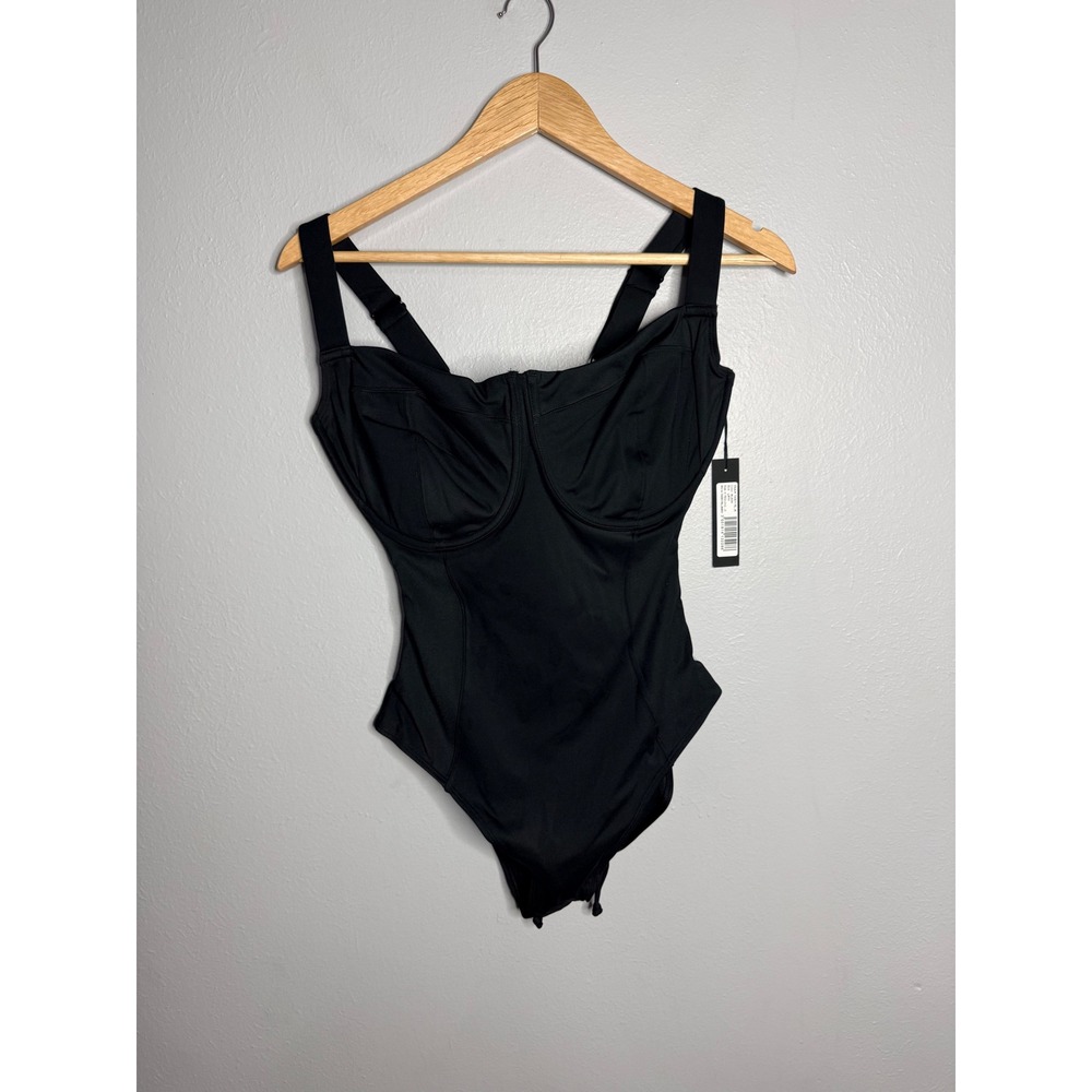 Ta3‎ Lifty One Piece Shapewear Swim Black Medium Reg/Long J/K NWT